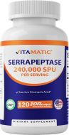 Serrapeptase 240,000 porciones de SPU , serrapeptasa