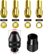 7 Piezas De Herramientas Rotativas Sin Llave Chuck Drill Hex